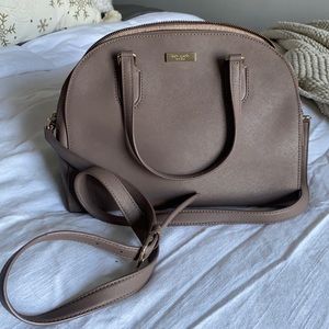 Medium-sized taupe Kate Spade handbag